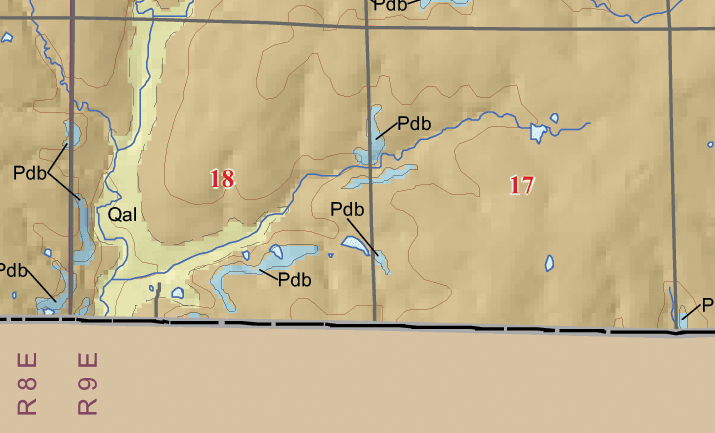 small geologic map