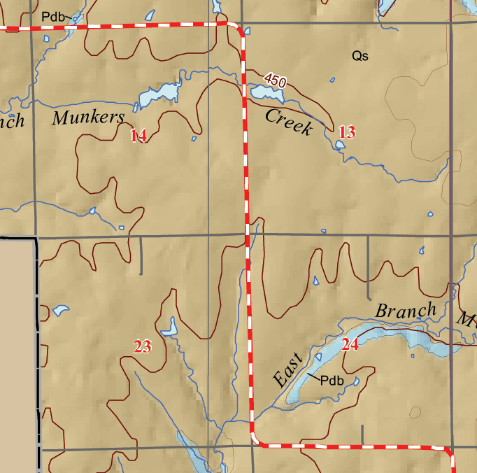 small geologic map