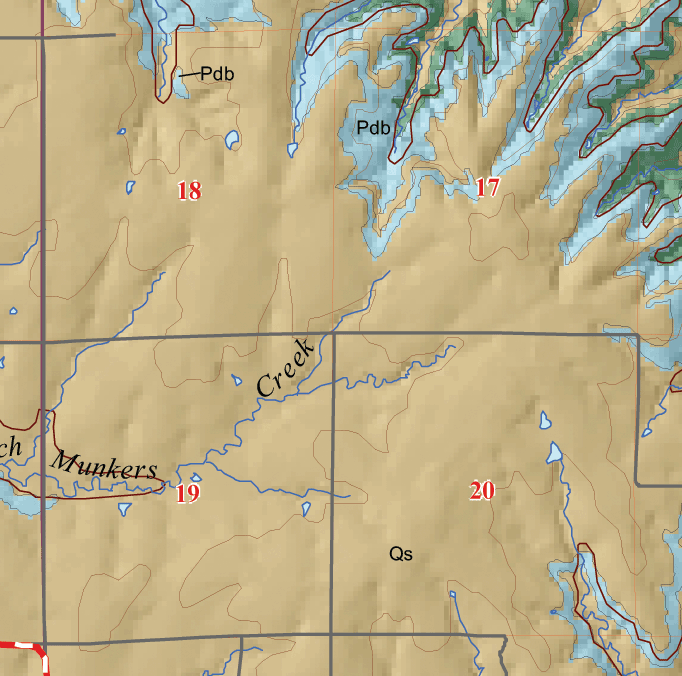 small geologic map