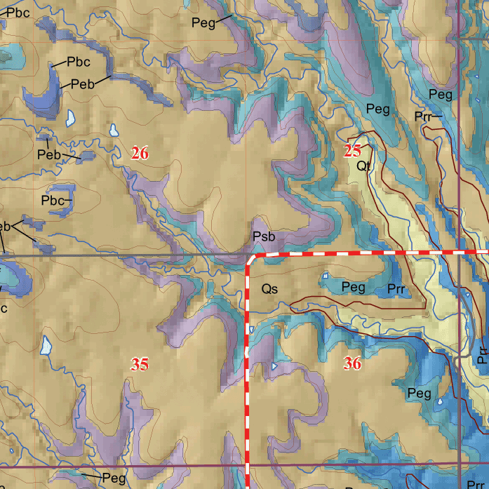 small geologic map