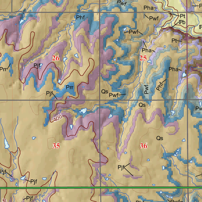 small geologic map