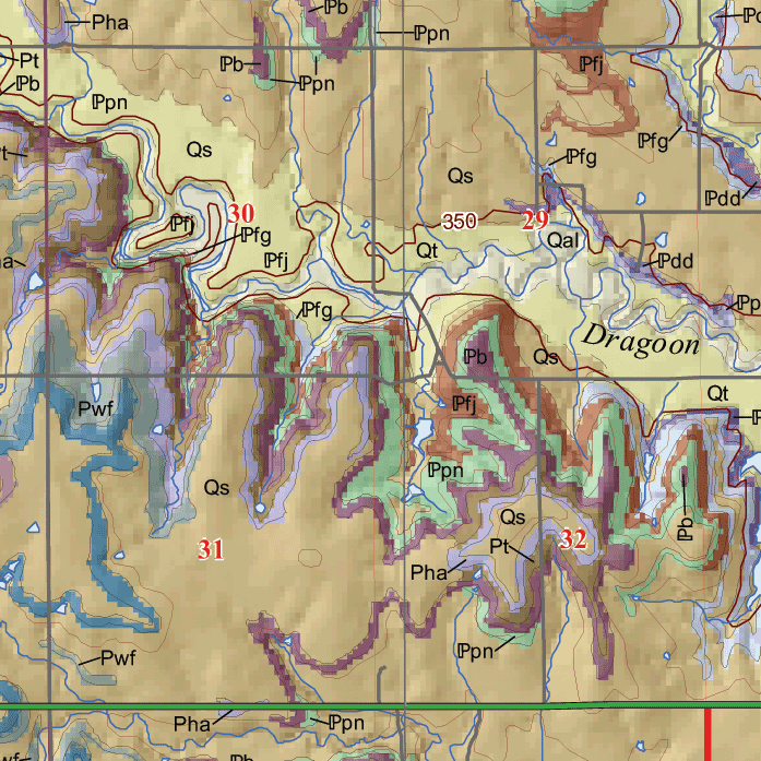 small geologic map