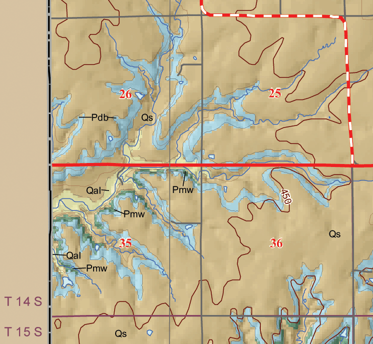 small geologic map