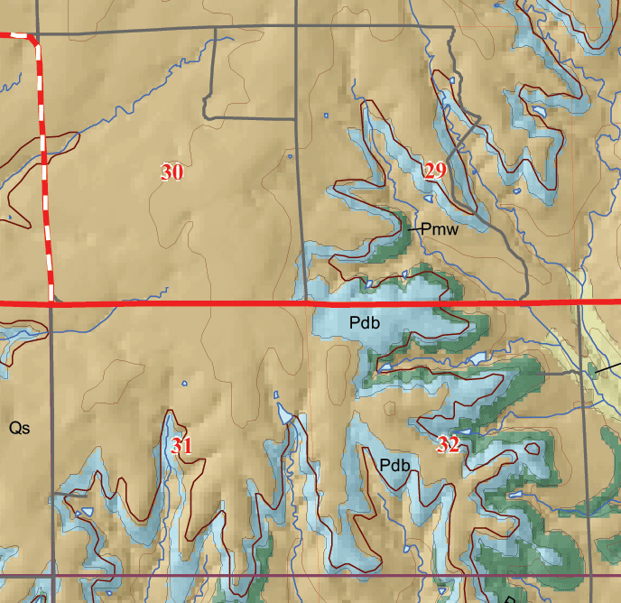 small geologic map