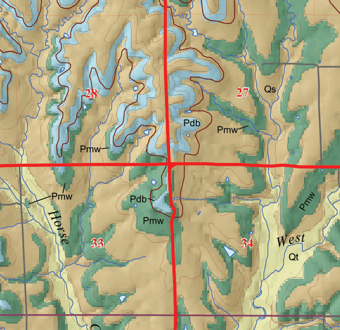 small geologic map