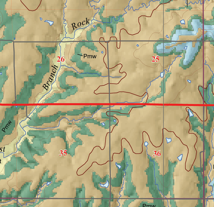 small geologic map