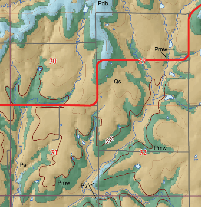 small geologic map