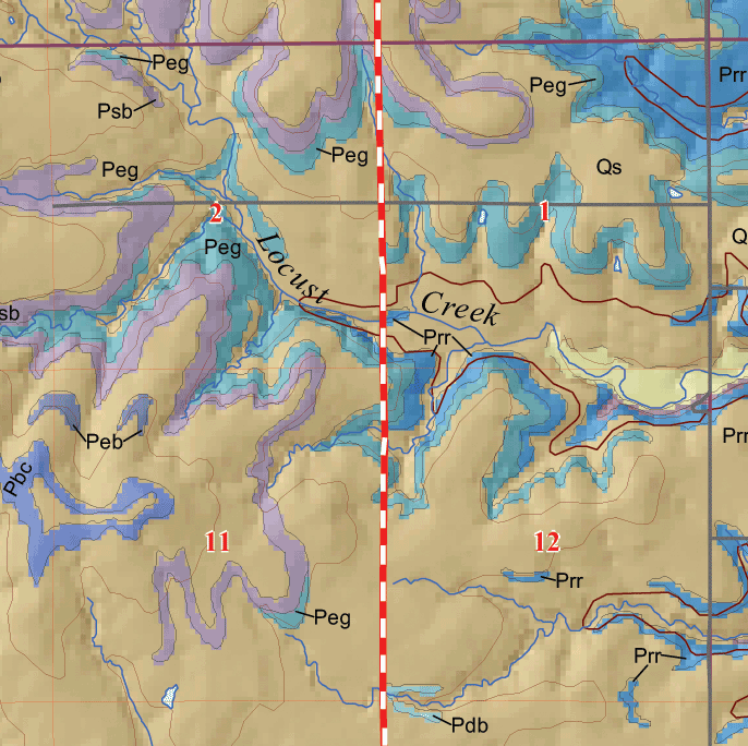 small geologic map