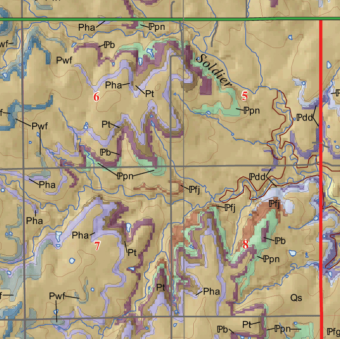 small geologic map