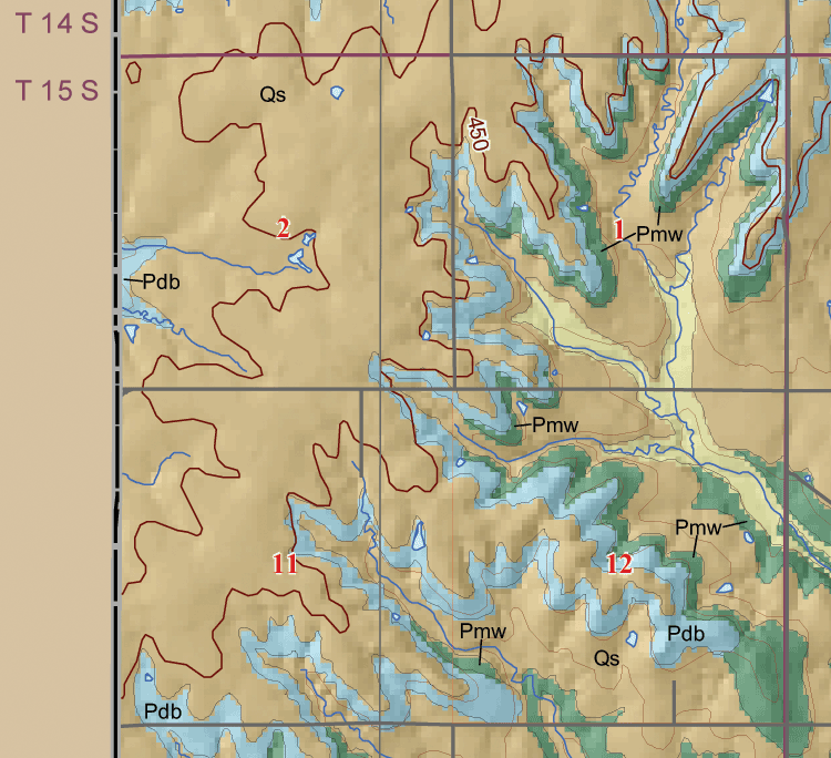 small geologic map