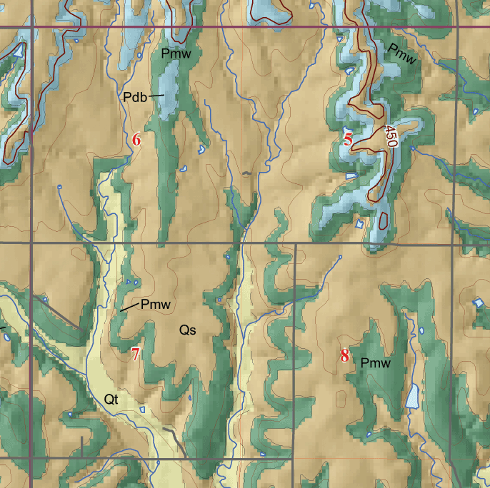 small geologic map