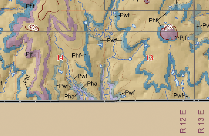 small geologic map