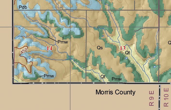 small geologic map