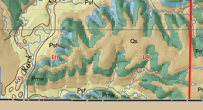 small geologic map