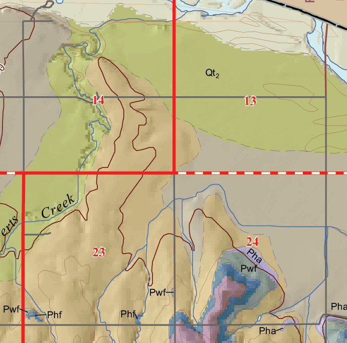 small geologic map