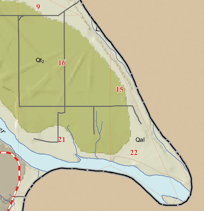 small geologic map