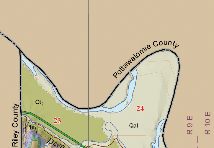 small geologic map