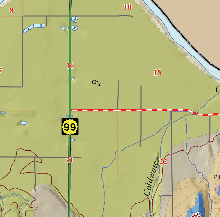 small geologic map