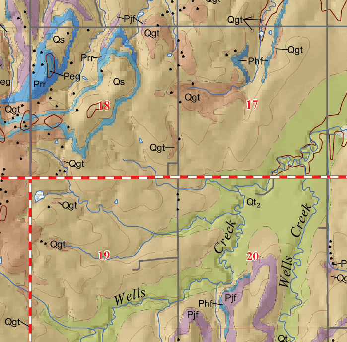 small geologic map