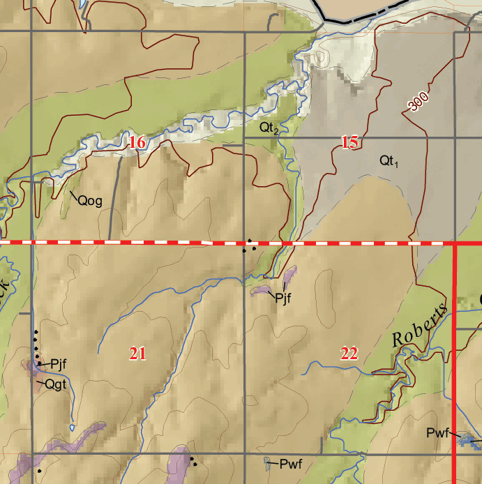 small geologic map