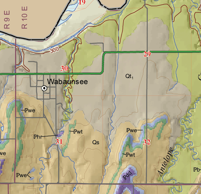 small geologic map