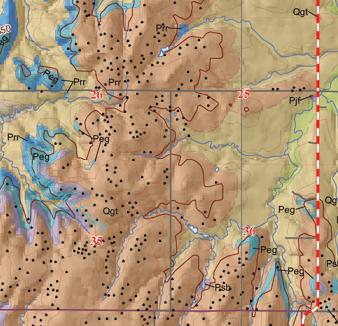 small geologic map