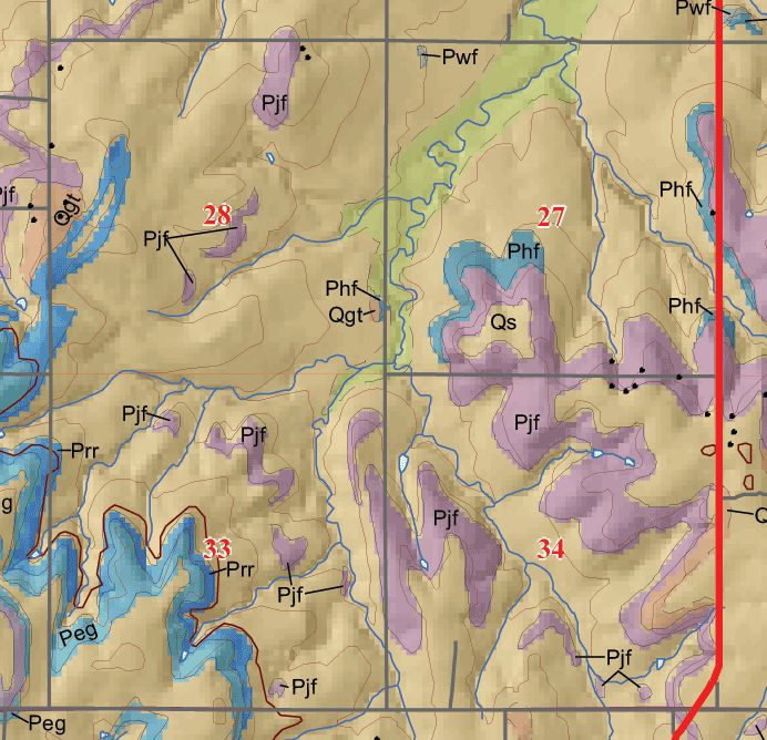 small geologic map