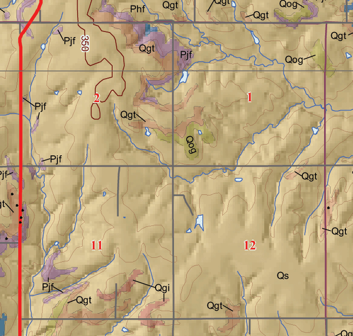 small geologic map