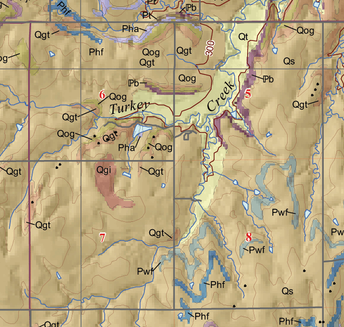 small geologic map