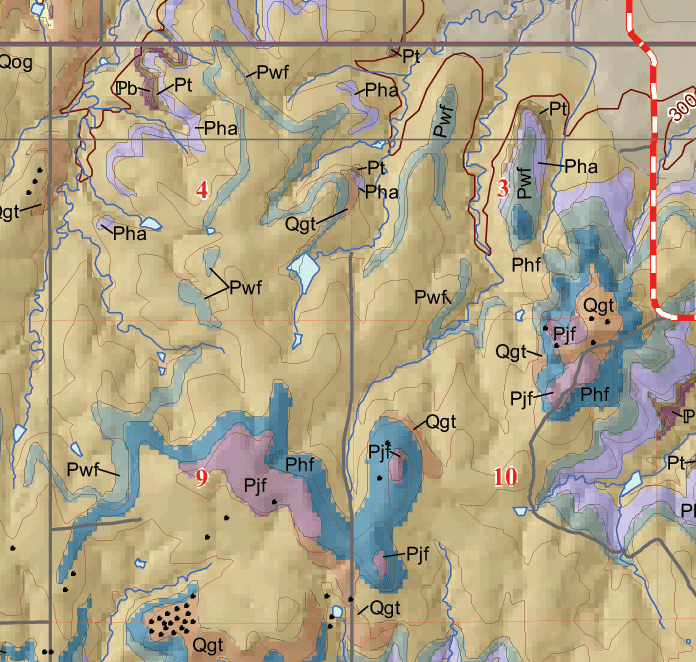 small geologic map