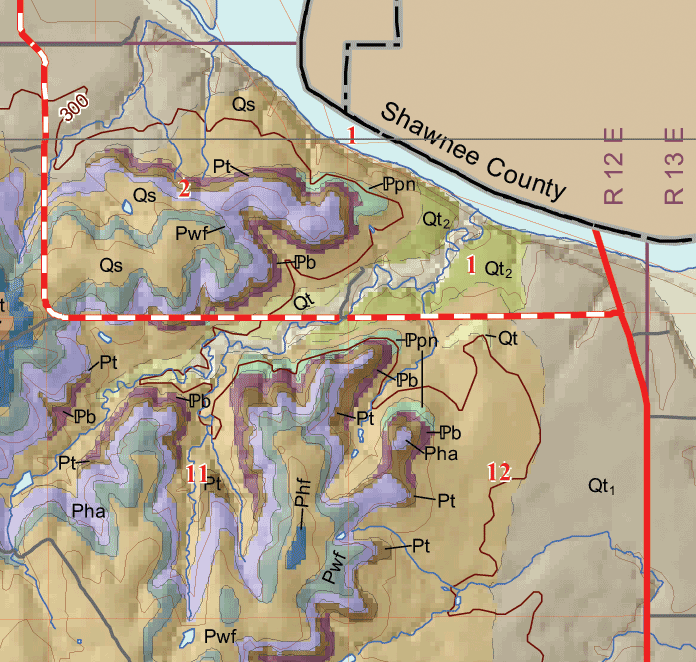 small geologic map