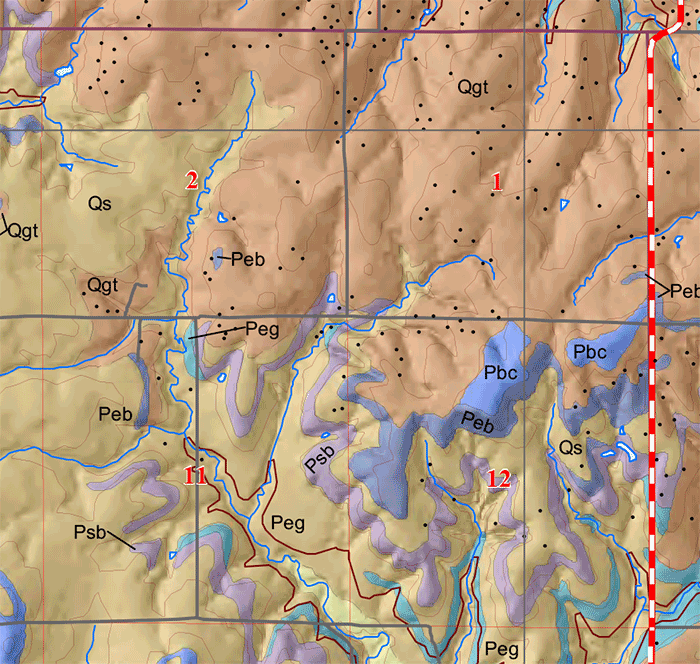 small geologic map