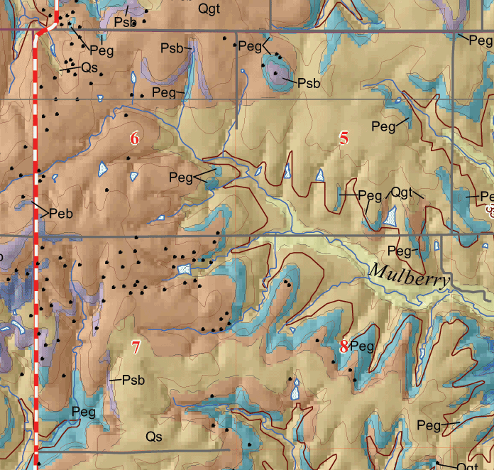 small geologic map