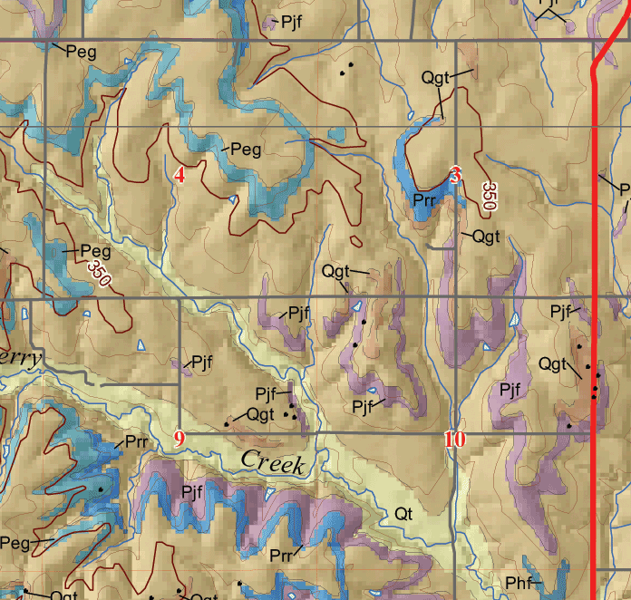 small geologic map