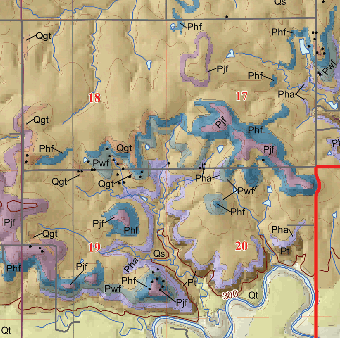 small geologic map