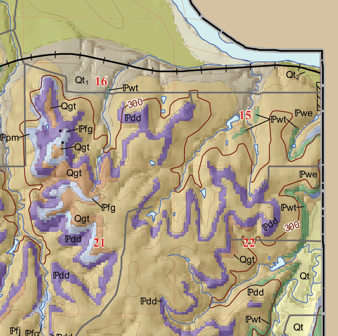 small geologic map