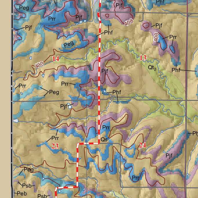 small geologic map