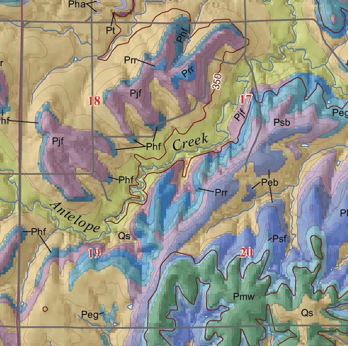 small geologic map