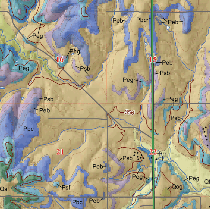 small geologic map