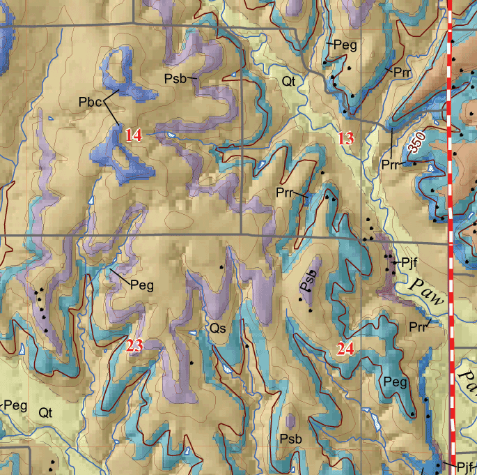 small geologic map