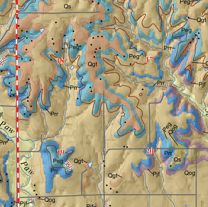 small geologic map