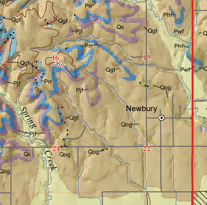 small geologic map