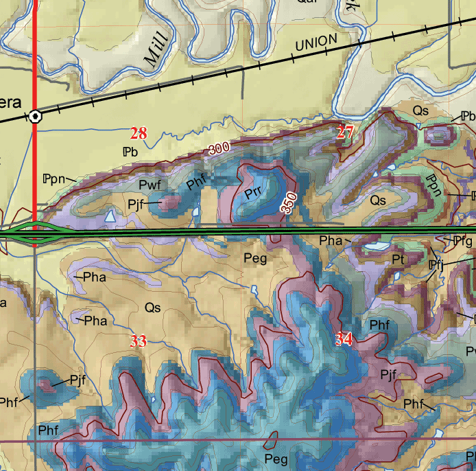 small geologic map