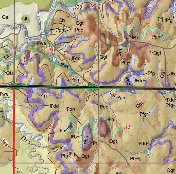 small geologic map