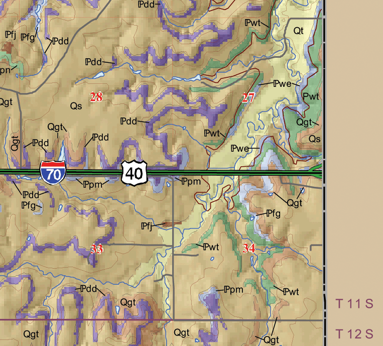 small geologic map