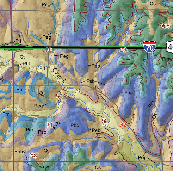 small geologic map