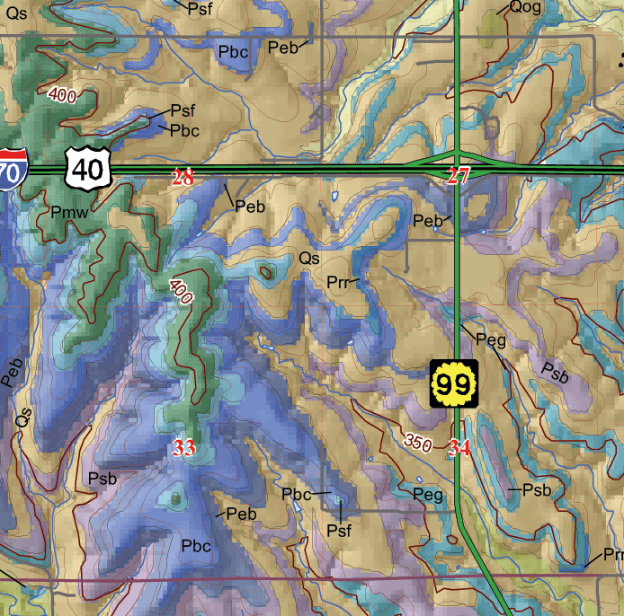 small geologic map