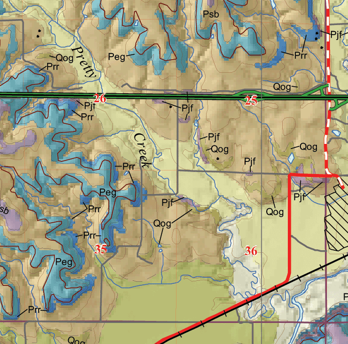 small geologic map