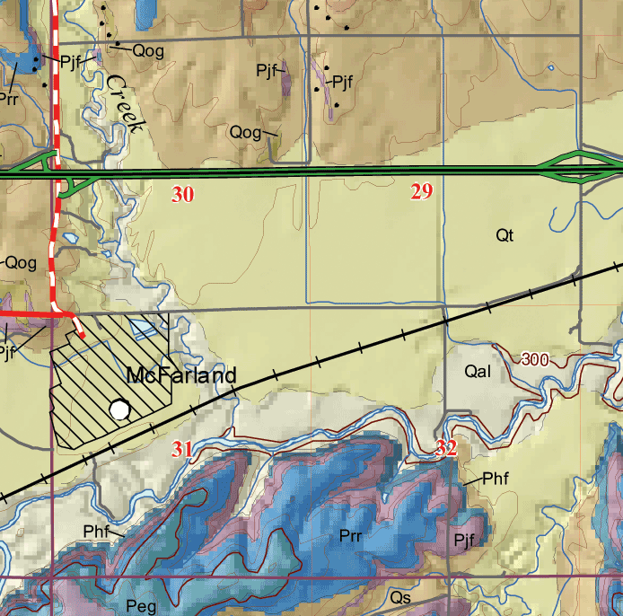 small geologic map