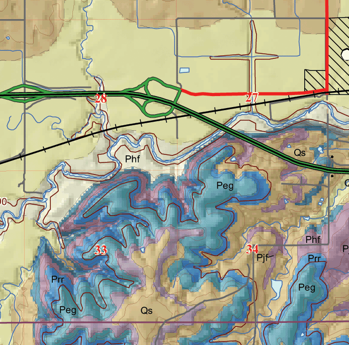 small geologic map